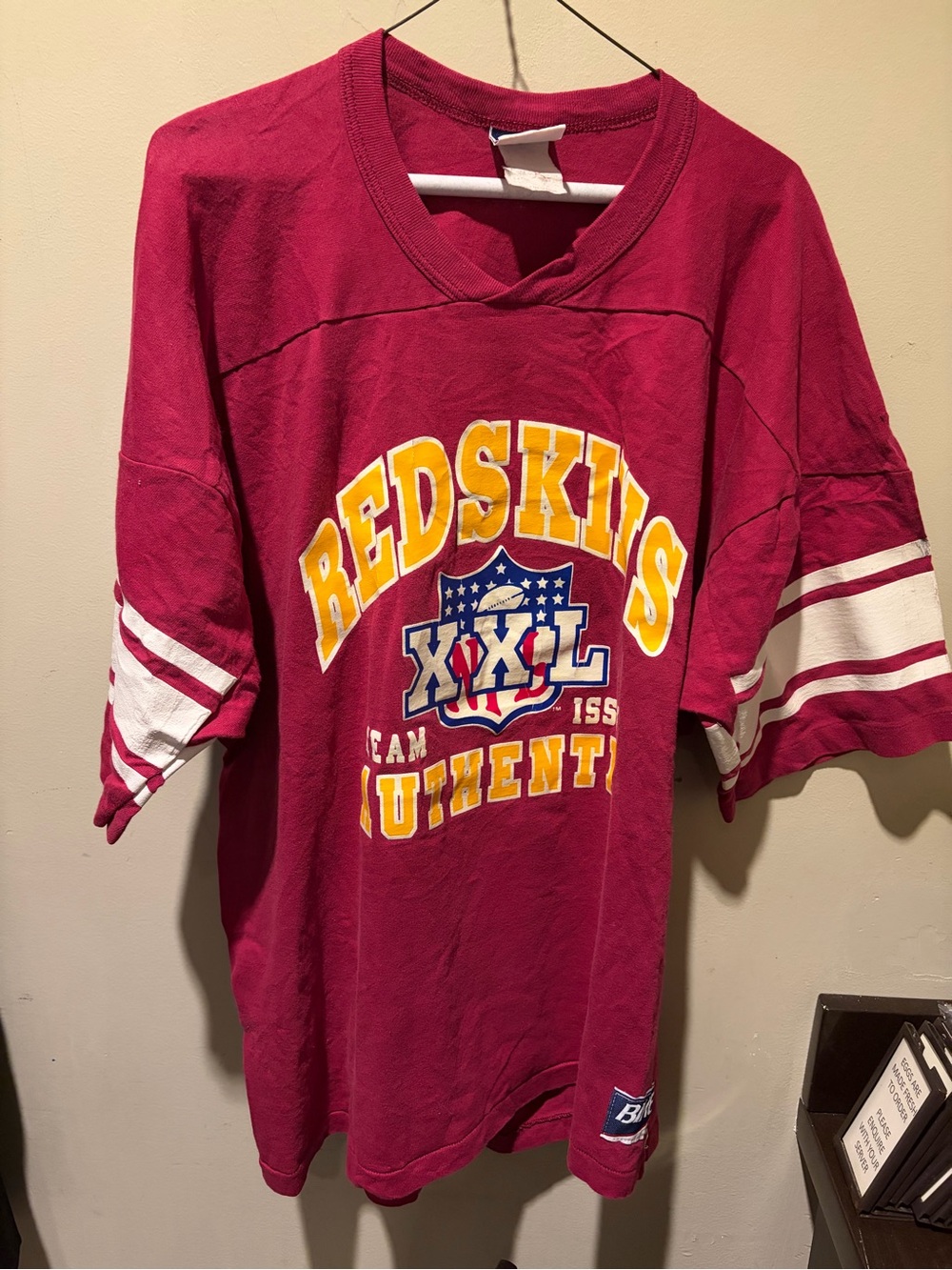 Vintage Washington Redskins bike brand team issued authentic Jersey shirt sz XL